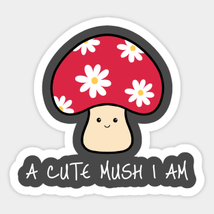 Cute Mushroom Sticker